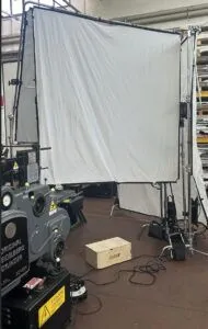 professional interview lighting setup