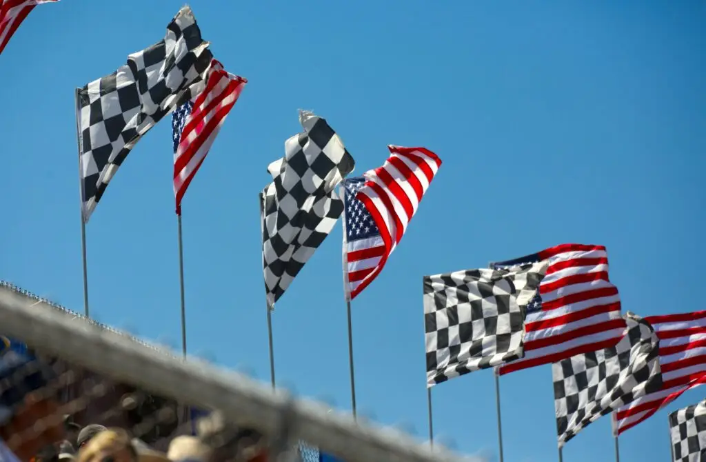 Flags shown in every NASCAR event in Las Vegas