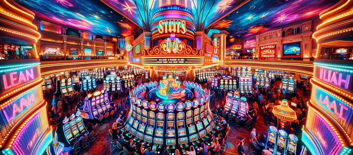 inside a lavish Las Vegas casino