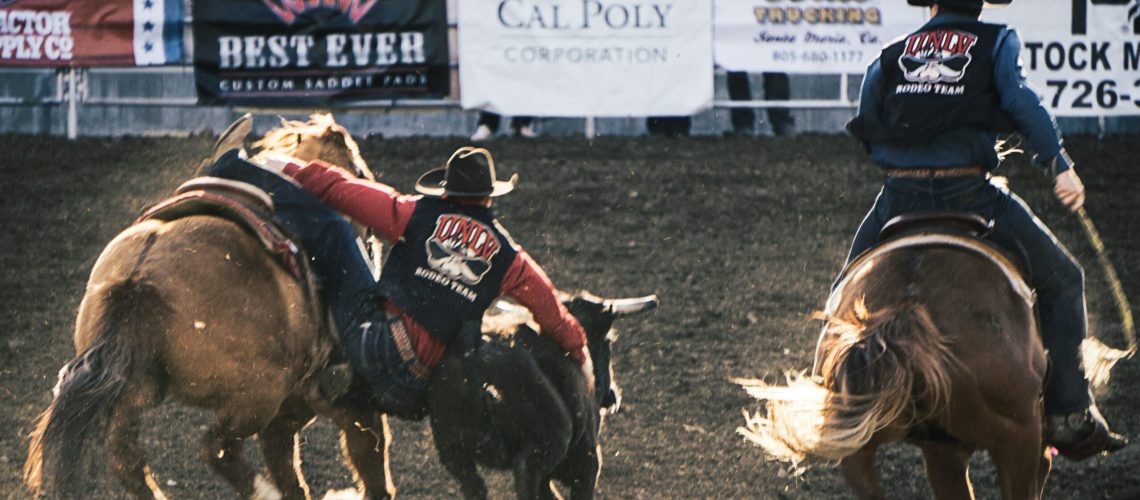 Cowboys performing exhibitions during NRF in Las vegas