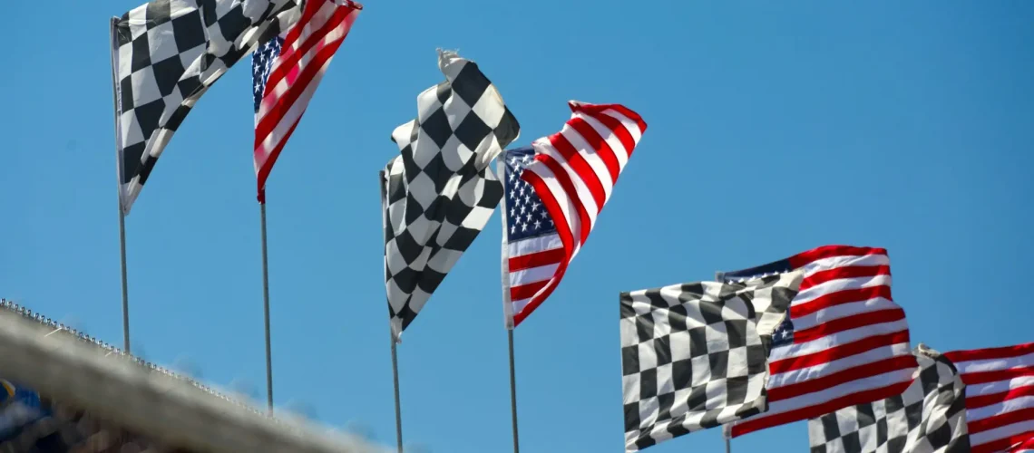 Flags shown in every NASCAR event in Las Vegas