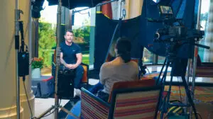 filming corporate interviews in Las Vegas nevada