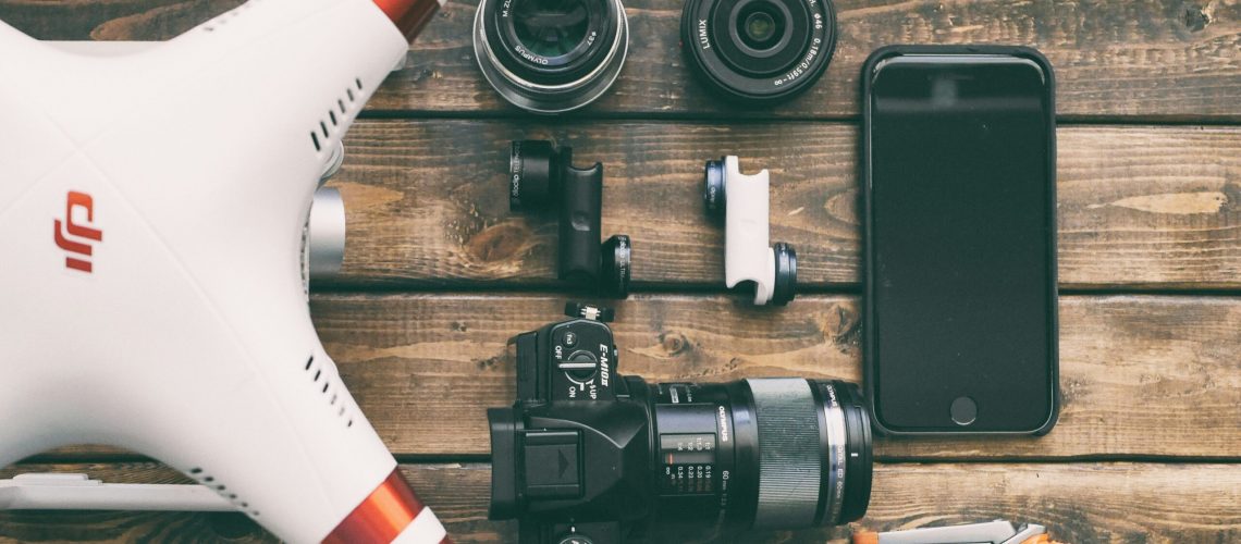 Drone technology equipment by HUSTL Media