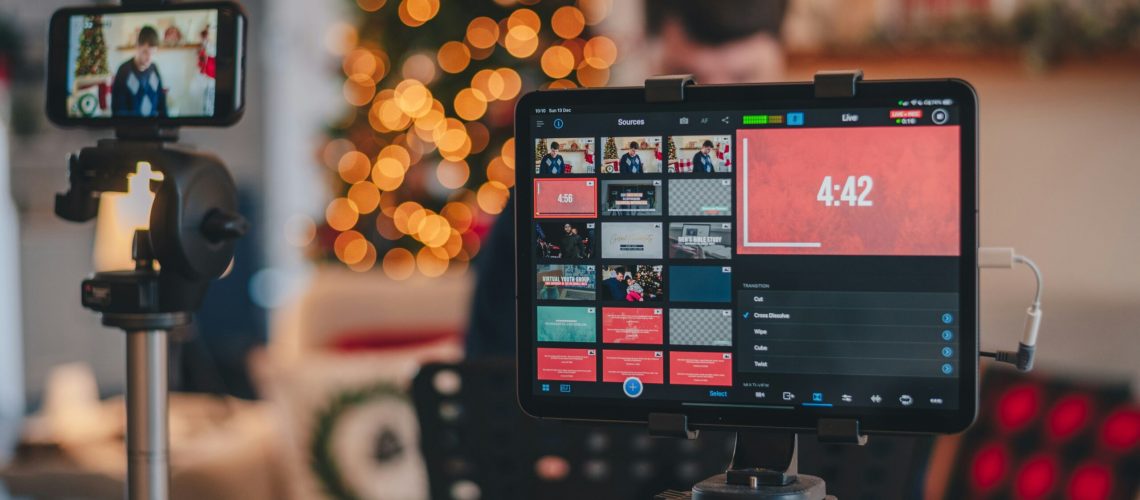 Demonstration of a livestream event