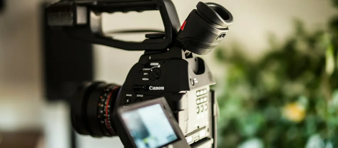 Full set of a camera gear for video prodction service