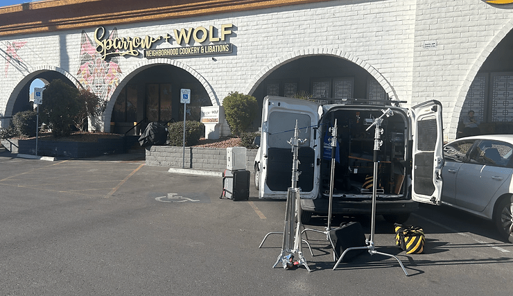 las vegas grip and electric van