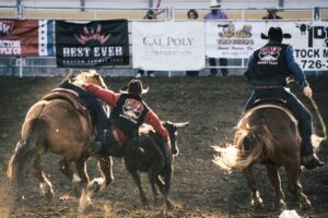 Cowboys performing exhibitions during NRF in Las vegas