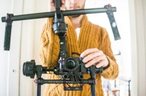 A camera set up to start creating remote videos