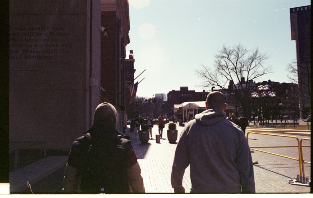 People walking on the street as a daily activity