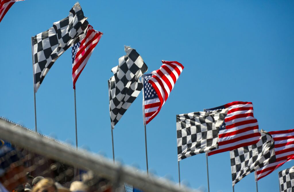 Flags shown in every NASCAR event in Las Vegas