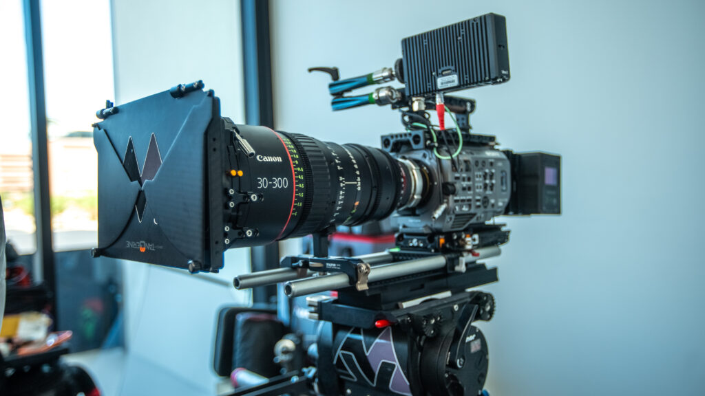 sony fx9 with canon 30-300 lens