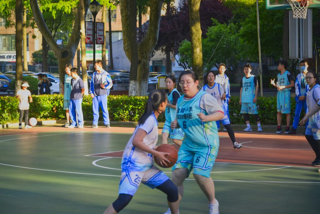 Active WNBA game played by the youth